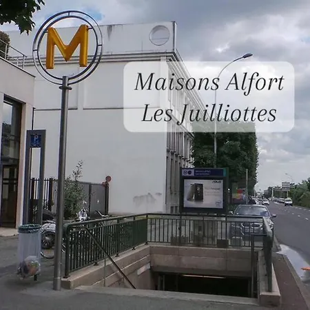 Escale-marne Fr - 102 - Free Parking - Free Luggage Storage - Equipped - Linen Included - Washing Machine - 10mn Walk Metro 8 - Rer A - Panoramic View - From 1 To 4 Guests Apartmán