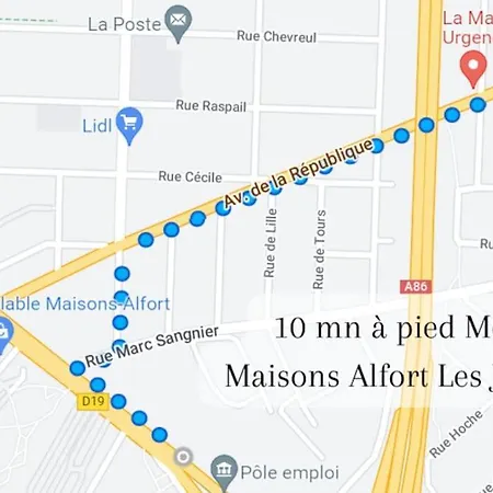 Escale-marne Fr - 102 - Free Parking - Free Luggage Storage - Equipped - Linen Included - Washing Machine - 10mn Walk Metro 8 - Rer A - Panoramic View - From 1 To 4 Guests Apartmán