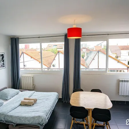 Apartmán Escale-marne Fr - 102 - Free Parking - Free Luggage Storage - Equipped - Linen Included - Washing Machine - 10mn Walk Metro 8 - Rer A - Panoramic View - From 1 To 4 Guests Maisons-Alfort