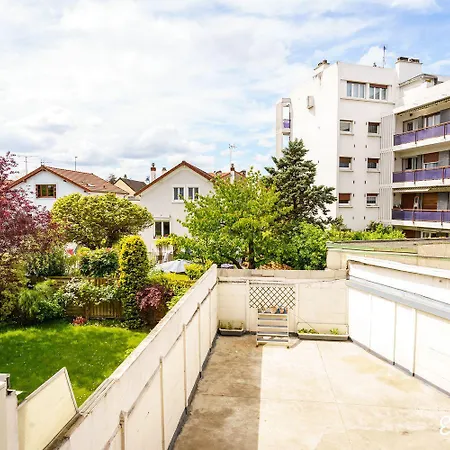 Escale-marne Fr - 102 - Free Parking - Free Luggage Storage - Equipped - Linen Included - Washing Machine - 10mn Walk Metro 8 - Rer A - Panoramic View - From 1 To 4 Guests * Maisons-Alfort