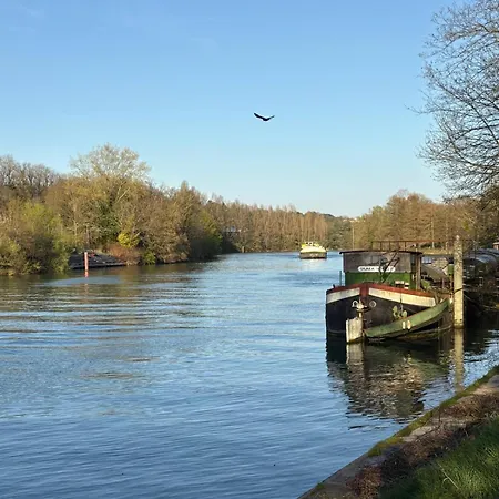 Escale-marne Fr - 102 - Free Parking - Free Luggage Storage - Equipped - Linen Included - Washing Machine - 10mn Walk Metro 8 - Rer A - Panoramic View - From 1 To 4 Guests Apartmán Maisons-Alfort